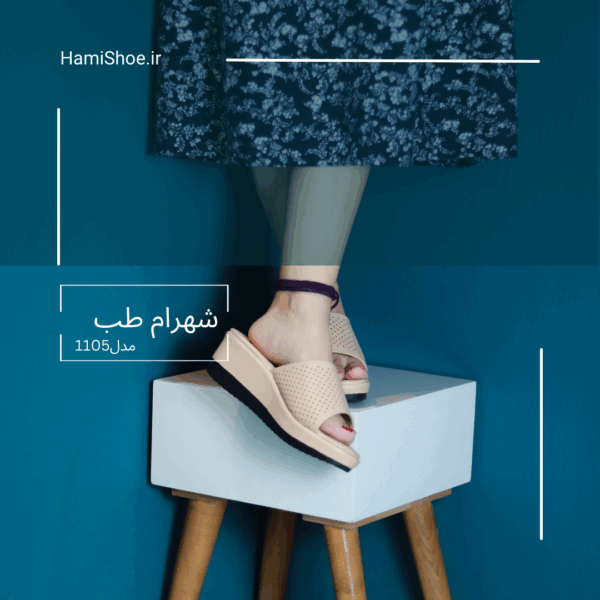صندل طبی زنانه شهرام طب مدل 1105 - Image 2