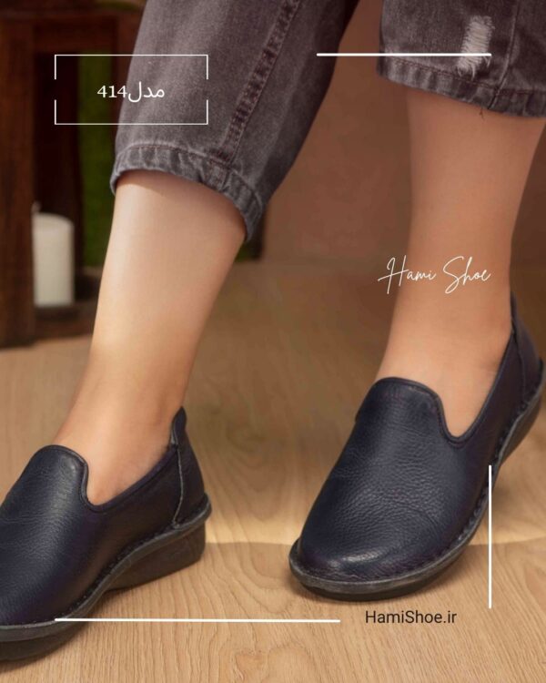 کفش تمام چرم طبی زنانه معراج مدل 414 در 5 رنگ - Image 2